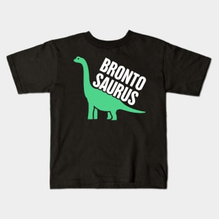 Long Neck Dinosaur Brontosaurus Kids T-Shirt